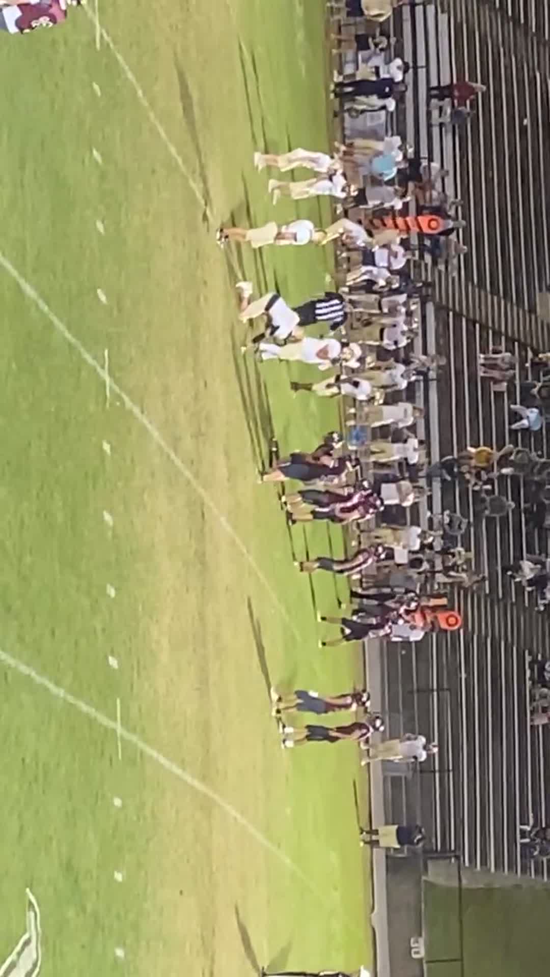 Rush Lamar hits the hole created by Brody Adams and teammates and takes it to the house.