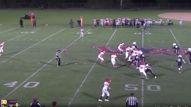 Luke Parrish with 51 yard TD reception