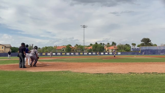 1st AB after breaking his fibula. Big Double