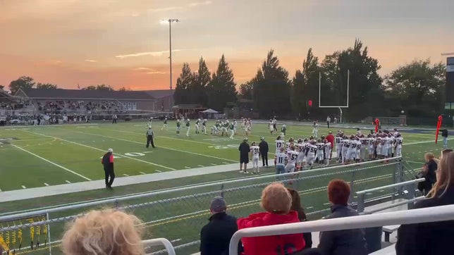 Joseph holdsworth 89 yard pick six against mercyhurst prep.