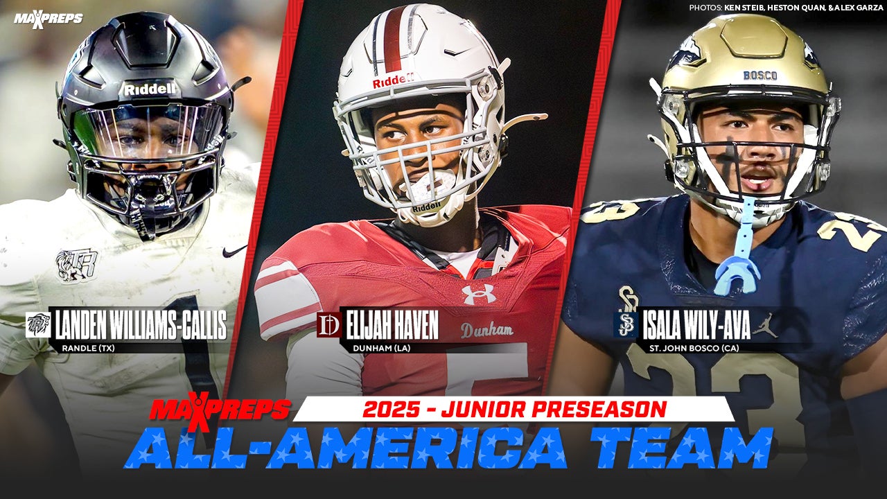 2025 Preseason MaxPreps Junior All-America Football Team