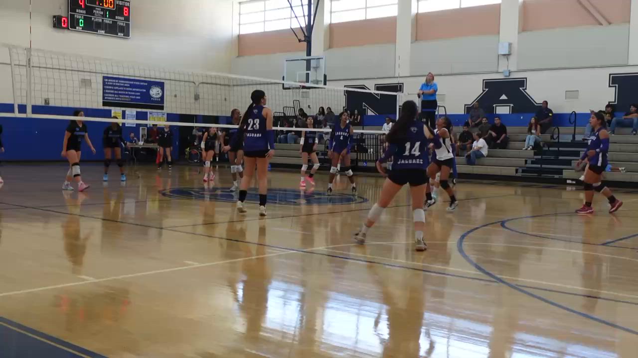 Volleyball rally between Triumph Charter and Northridge Academy