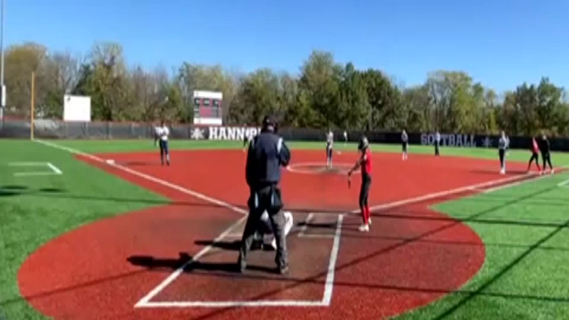 Caught A Runner Stealing