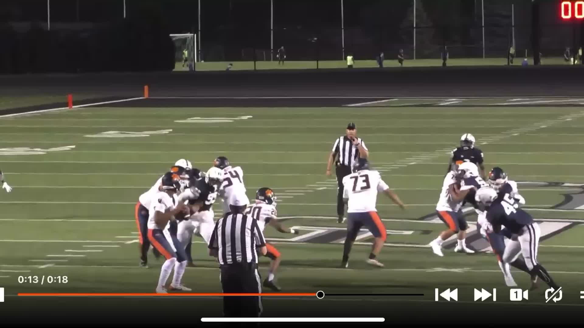 Sack vs Racine Park