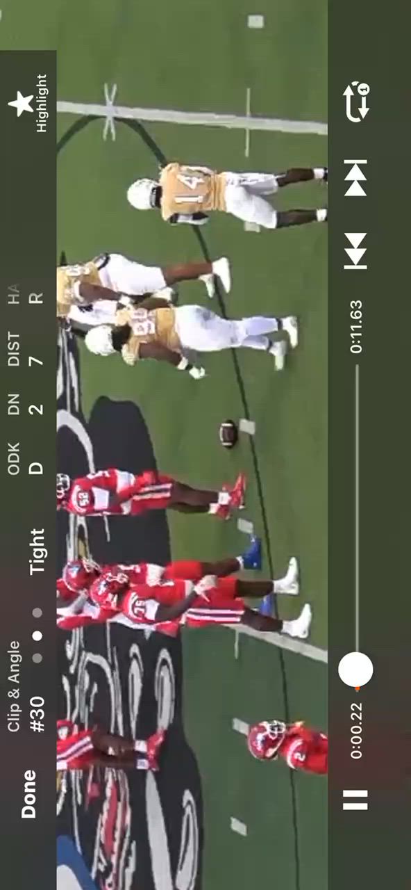 Phirrell Spencer number 90 defensive tackle