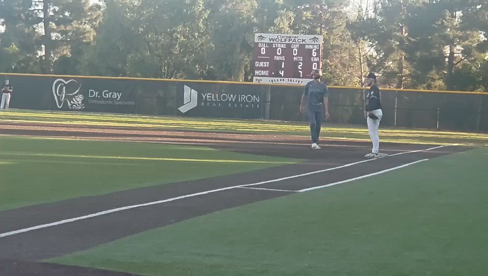 Wild Pickoff! Aidan Turns Chaos Into a Sprint—Thrown Out at Third | Roosevelt Mustangs vs. Claremont Wolfpack