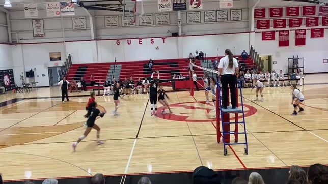Cameron Brown with a kill vs Villa Grove  10/8/24
