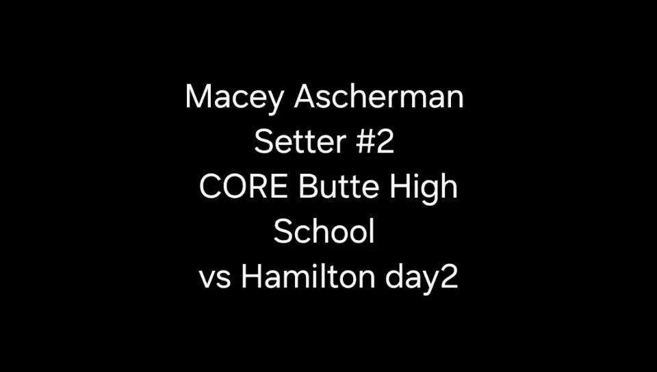 CORE Butte vs Hamilton