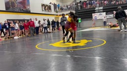 Brittany with leg power.