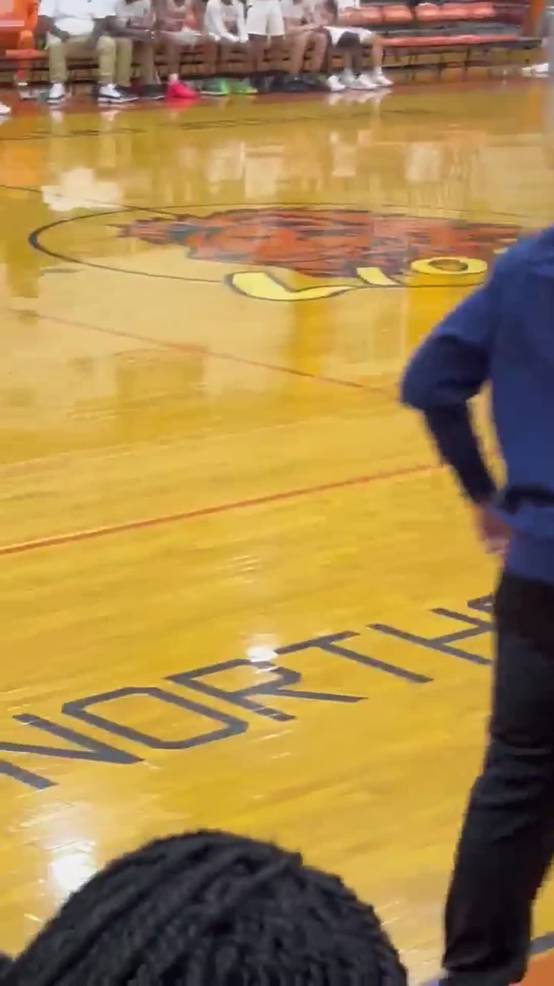 Titus Fair with the put back!