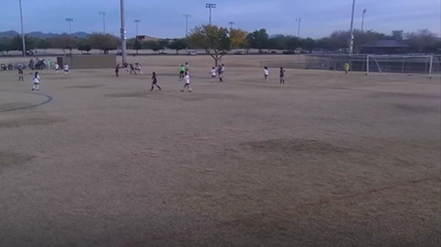 Another long goal by Lucy Marshall