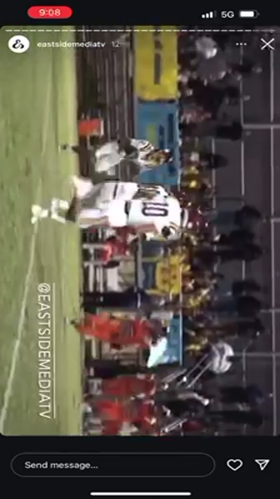 80 yards touchdown