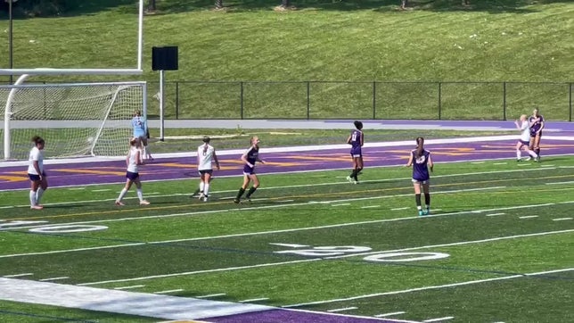 CBA girls home opener on brand new turf. 1st goal