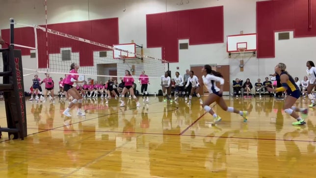 Quick moving feet from competitive cheerleading!