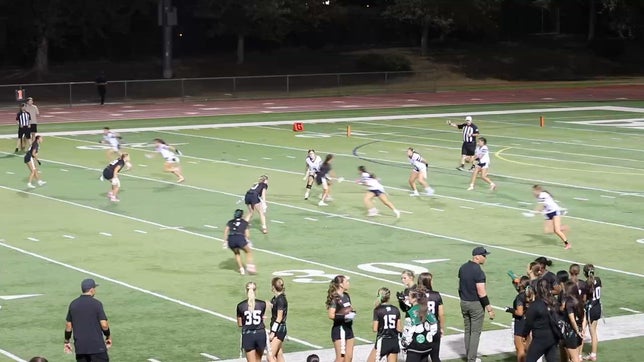 Julia's first interception!