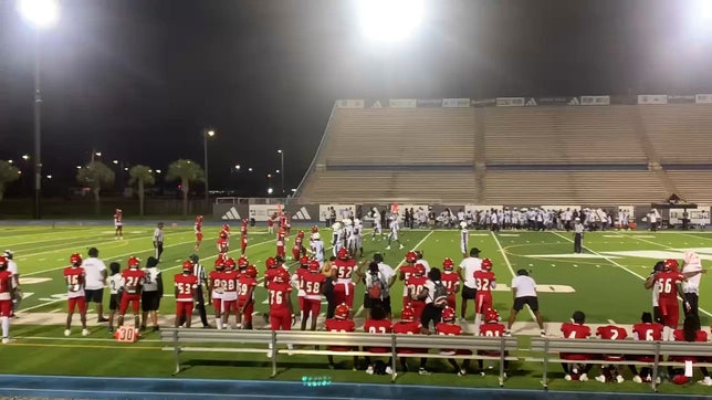 Khameron Anthony shows great eyes running up the field as his foot work has improved .