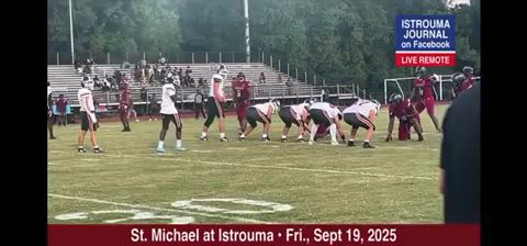 Game starting left side DE sack on st michael