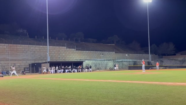 First varsity strike out .