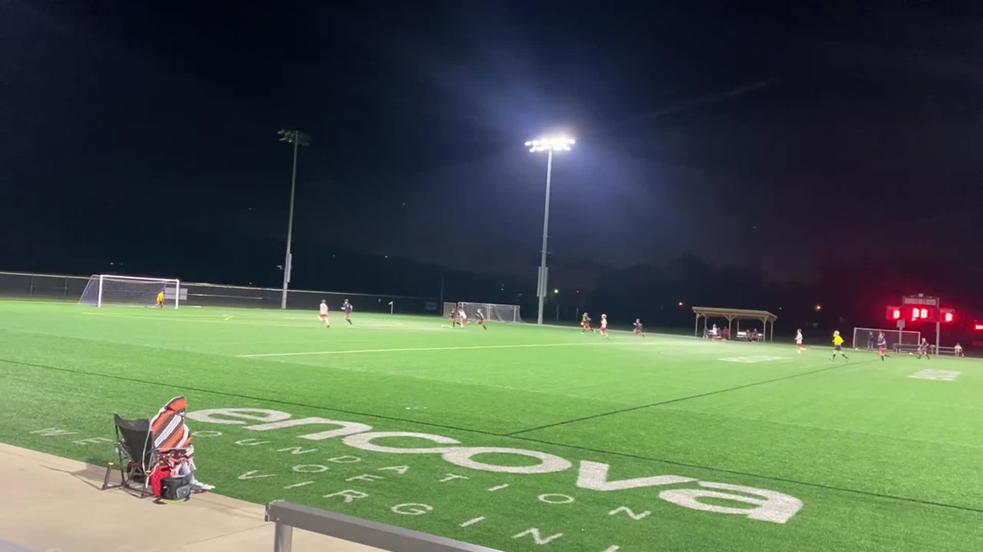 Center-back gets a goal!