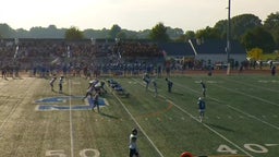East Hartford QB #1 Drayvn Roberts TD Pass to WR #15 Isaiah Tripp Against Glastonbury