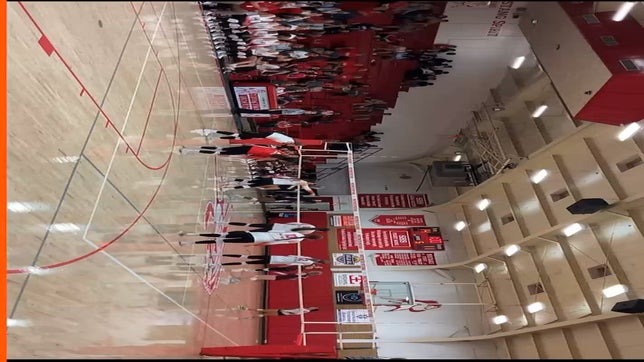 Addison with the game winning block.