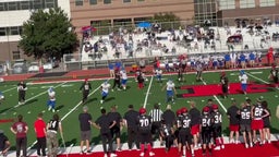 Tigers pass intercepted by Dixie - fumbled then picked back up by Tigers - #21 Carver VanValkenburg