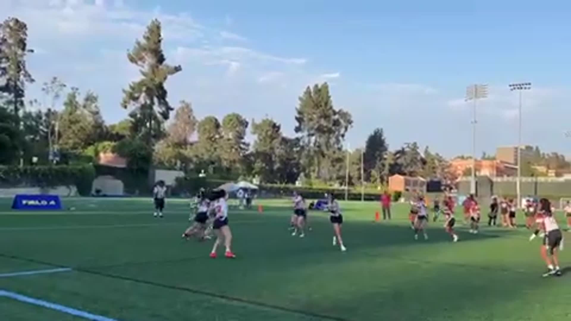 LA RAMS tournament touchdown pass