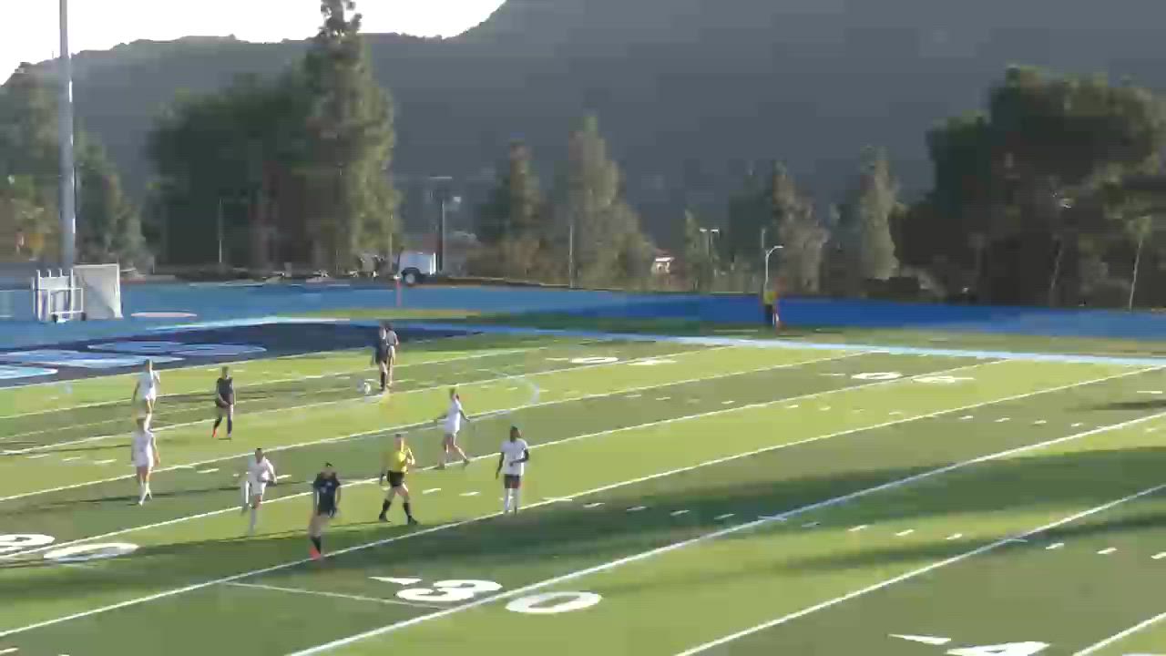 Goal by Zoe Loppnow #19 with an assist by Sabrina Lee #6