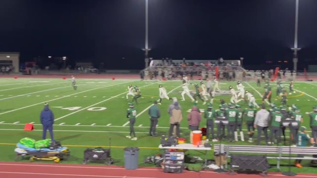 First round of playoffs against Hayward high-school. 28 yard play.