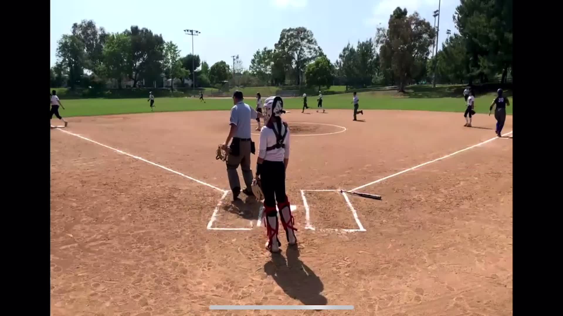 Hazel T. Hits in the park homerun