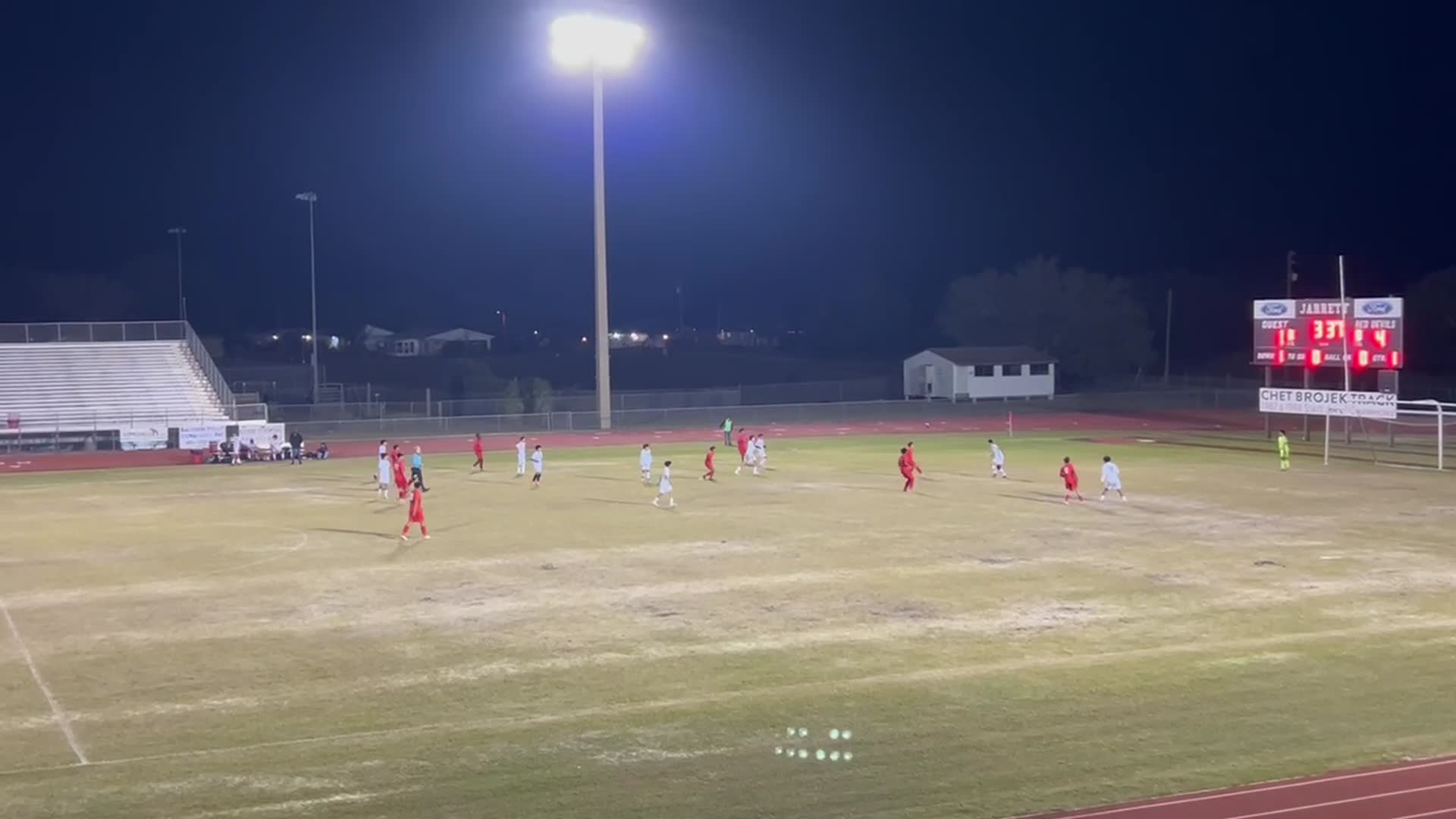 A little shy of netting a goal by Leo Morales