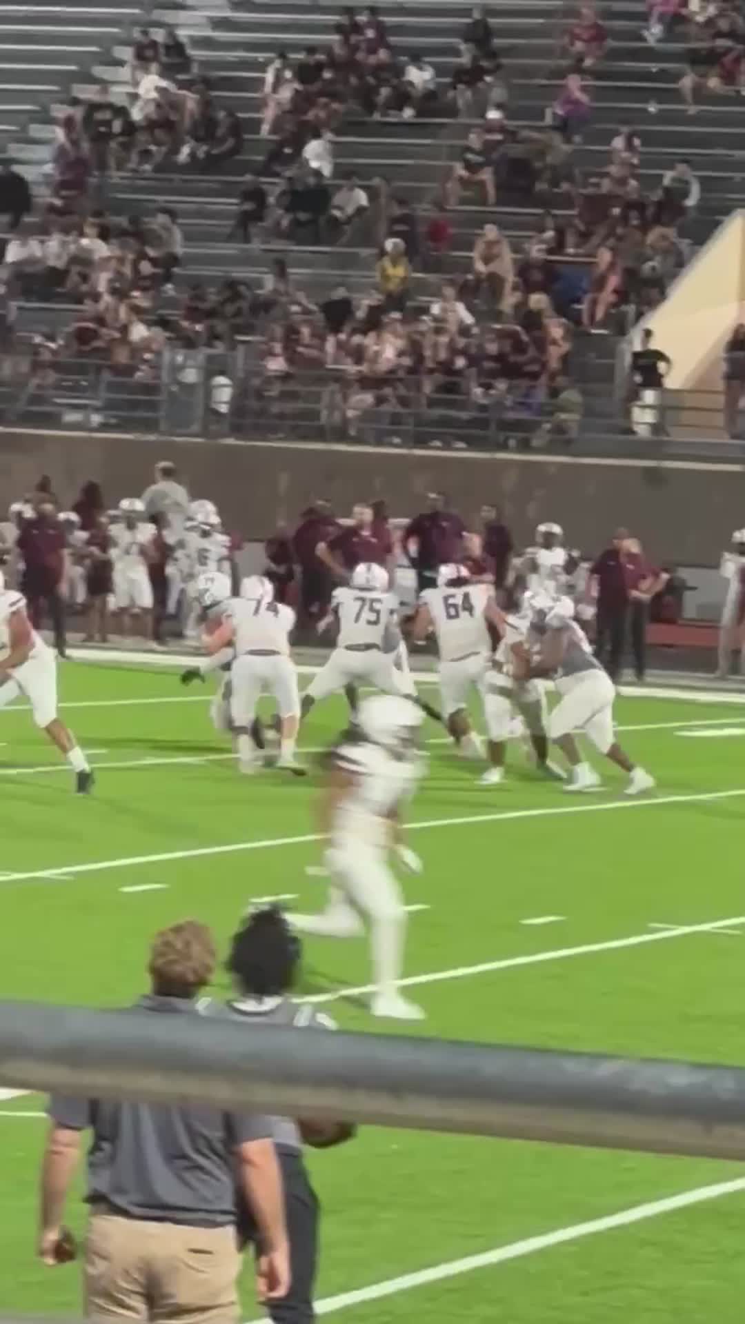 Big hit on the QB for a hurry