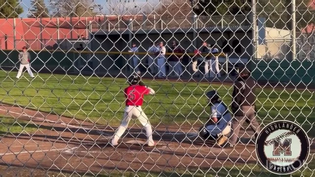 2 strikes, line drive to left field