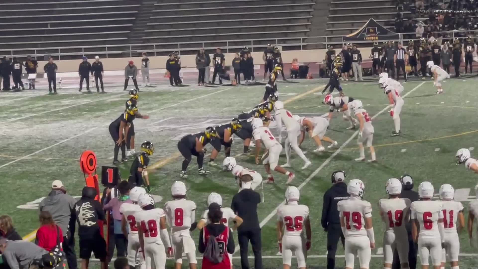 4th Quarter Yelm #63 Jonah Smith gets the sack for big loss