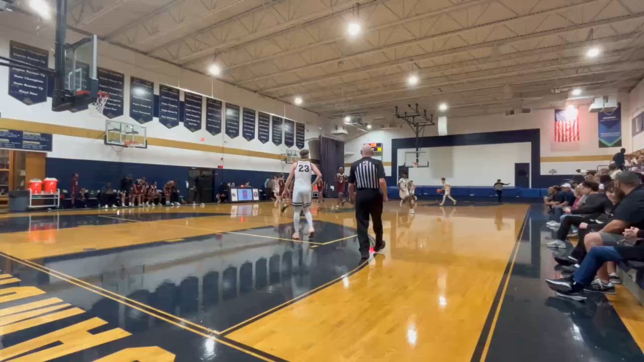 Seffner Christian Varsity Boys vs Cambridge Christian- Rebound and Assist!