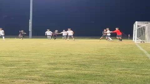 With :06 remaining, freshman GK Brady Payne punches away the corner to finish off a 2-1 district win and lock up the #1 seed.