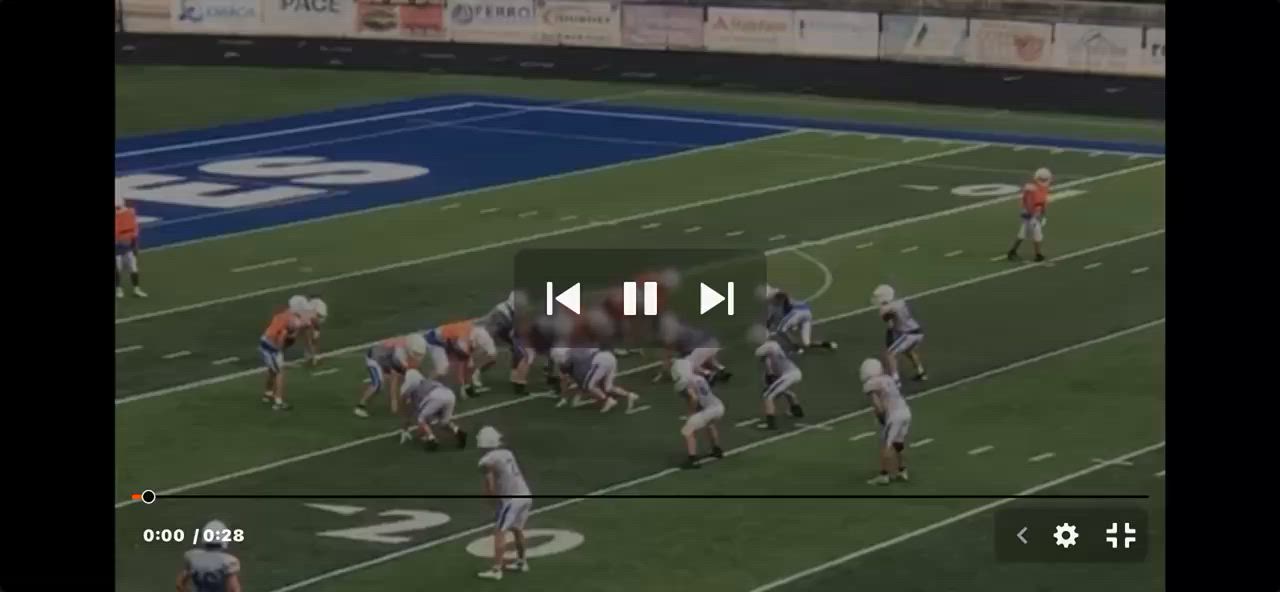 C gap blitz as a play side backer