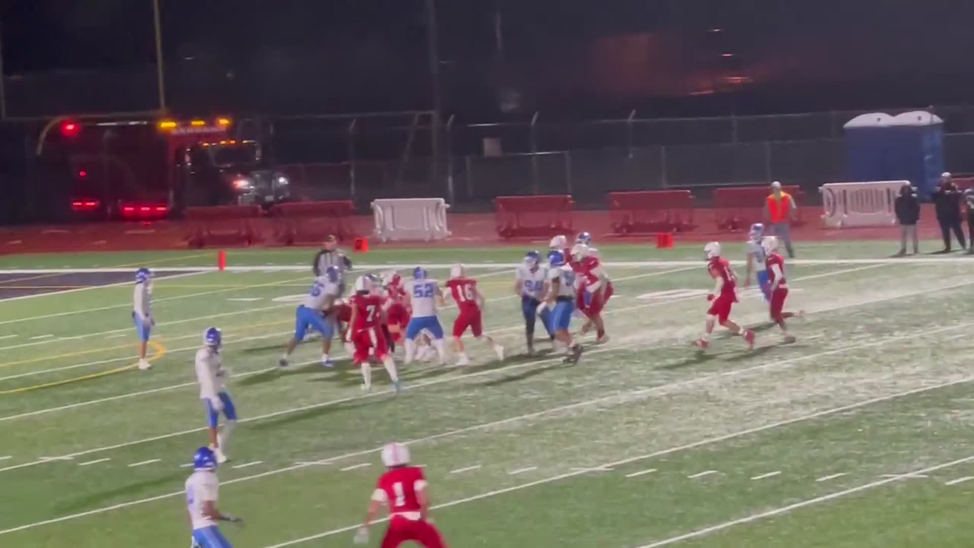 Yelm defense on 1st down vs Kent-Meridian