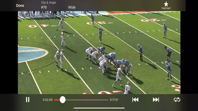 #14 Rex Wilkinson TD pass to #23 Alex Brown vs Layton JV
