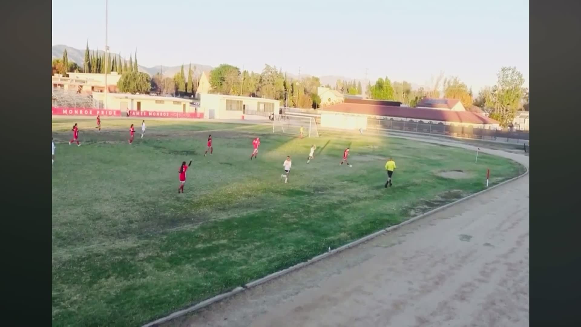 Isabella Gutierrez goal Arleta vs Monroe Hs Varsity
