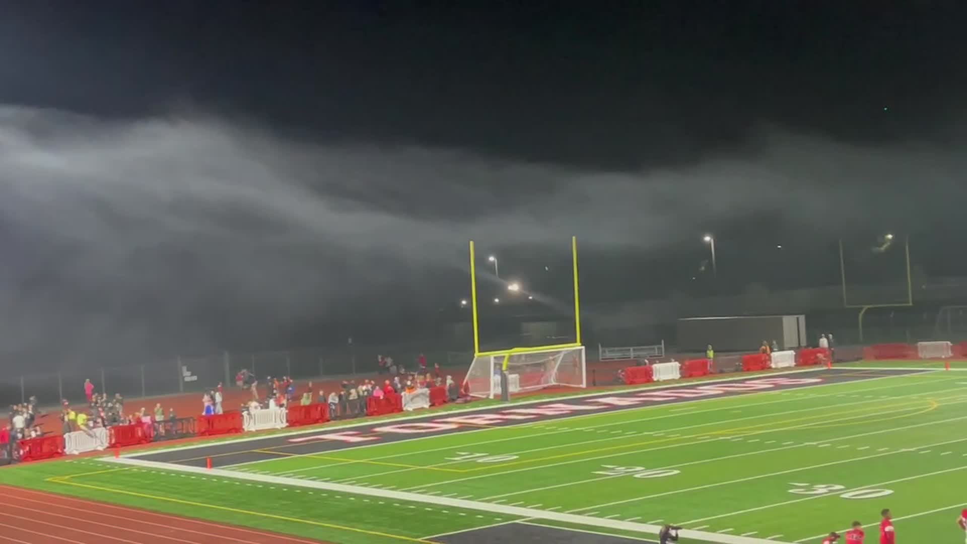 3rd quarter YELM #33 Luke Brown with a big return to midfield