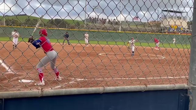 2 run homerun against Arroyo Grande
