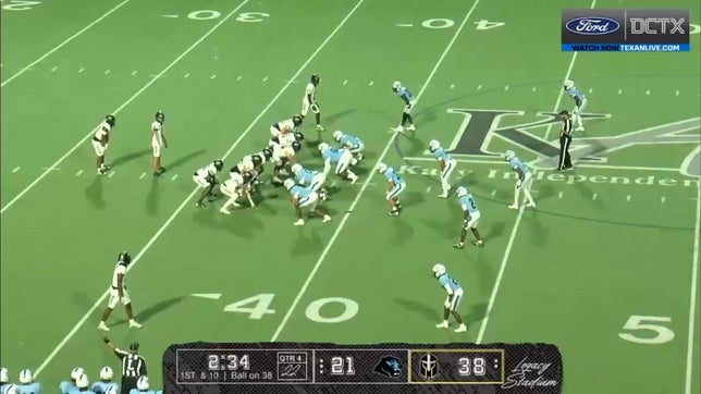 13 Carries 131 yards 2 Touchdowns