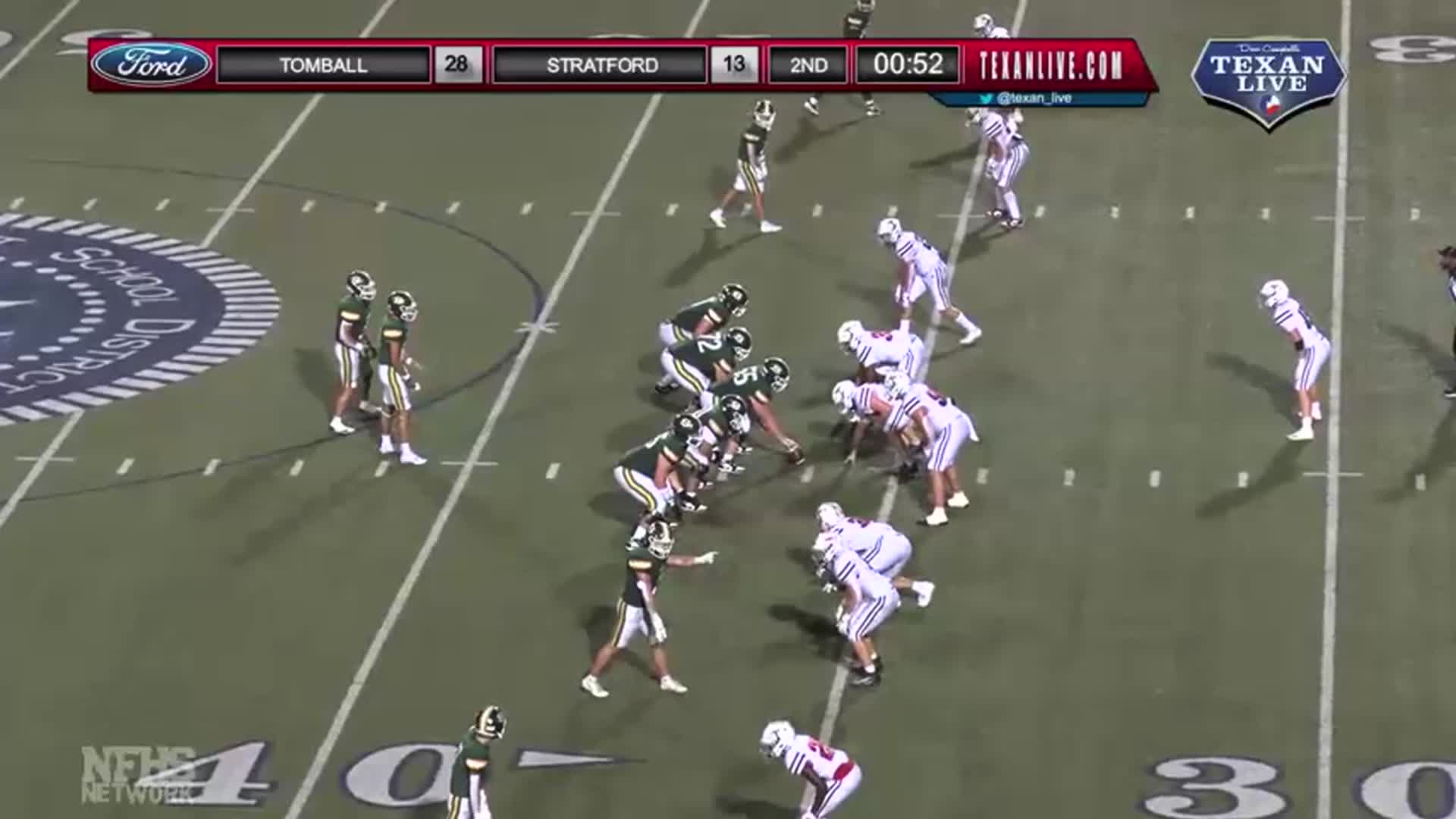 Stratford 37yd TD pass