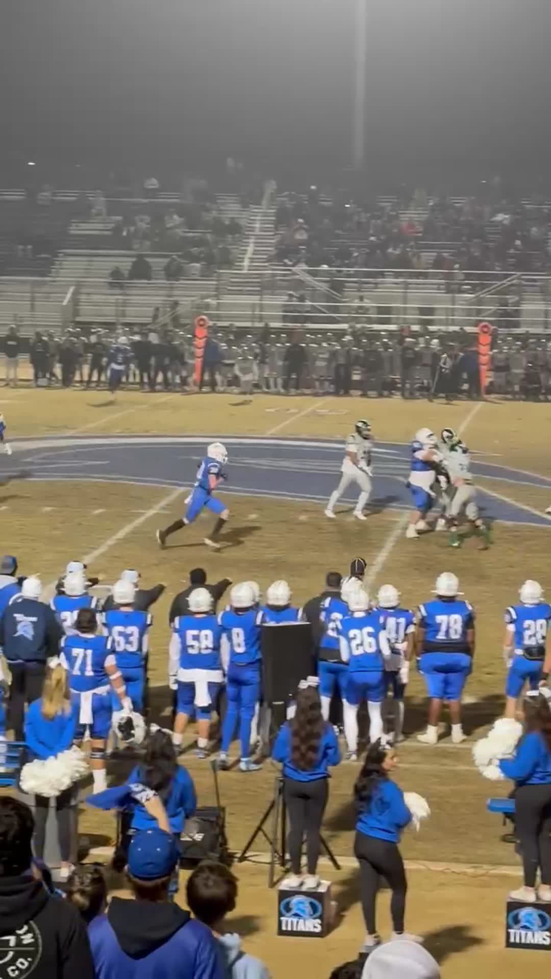 44 yard fumble recovery for TD
