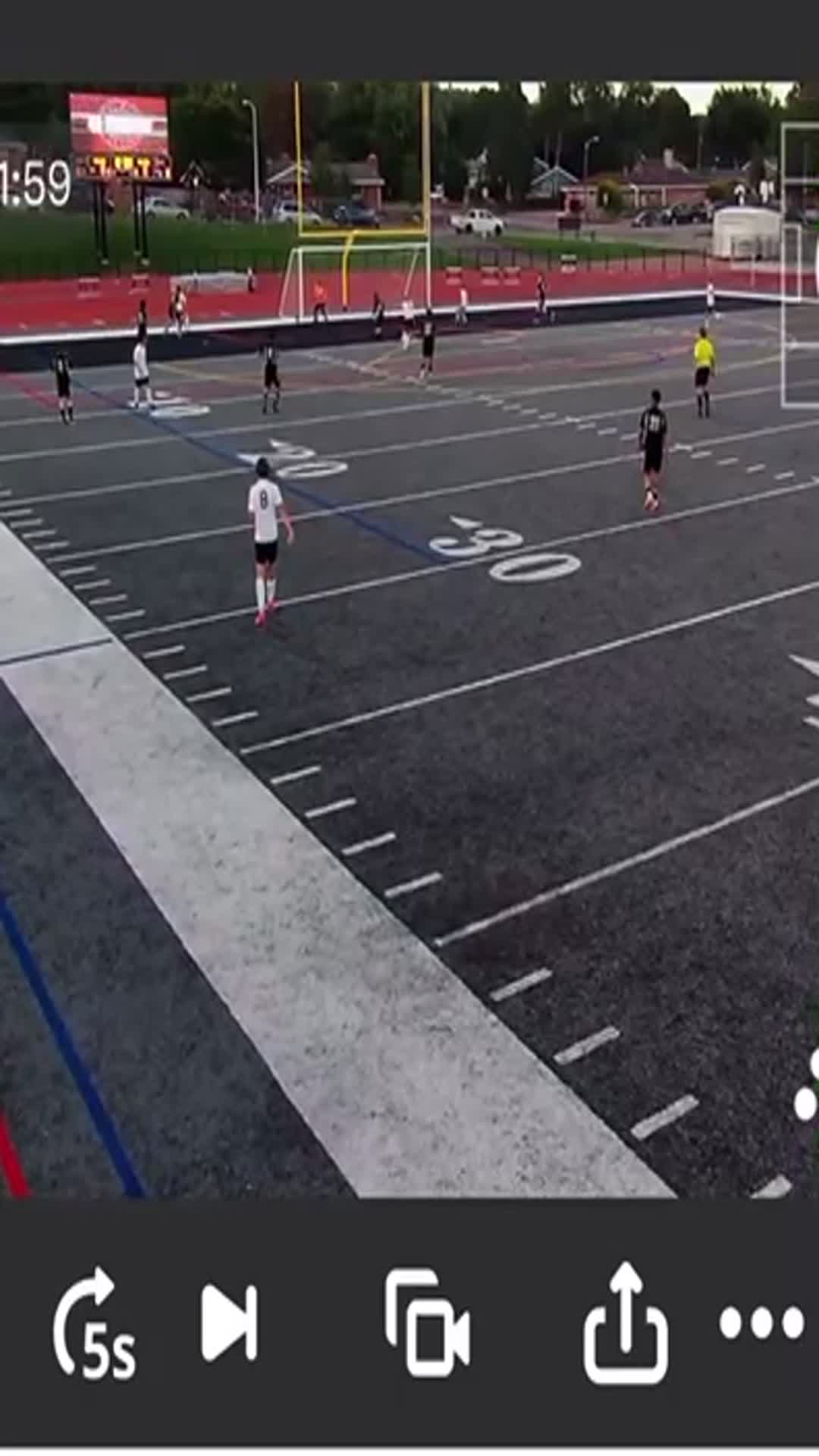Talented utility player for Falcon High School! Jadon is a defender at heart but playing right wing in this match unleashed his goal scoring beast mode!
