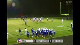 Kenneth Dula Iv game winning touchdown in Ot against South Davidson