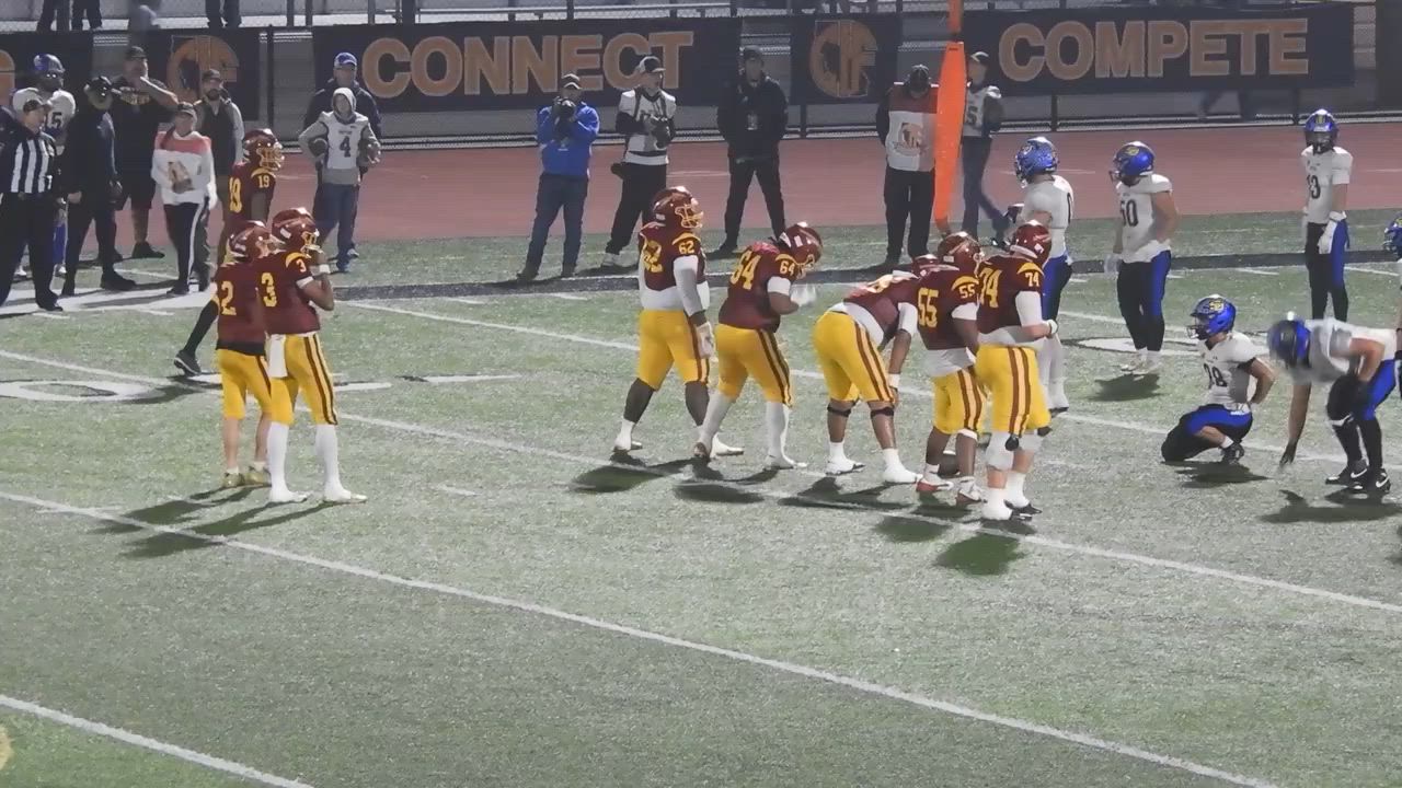 Nicholas Gaoa 28-yard TD run vs Sutter on 12-12-2025