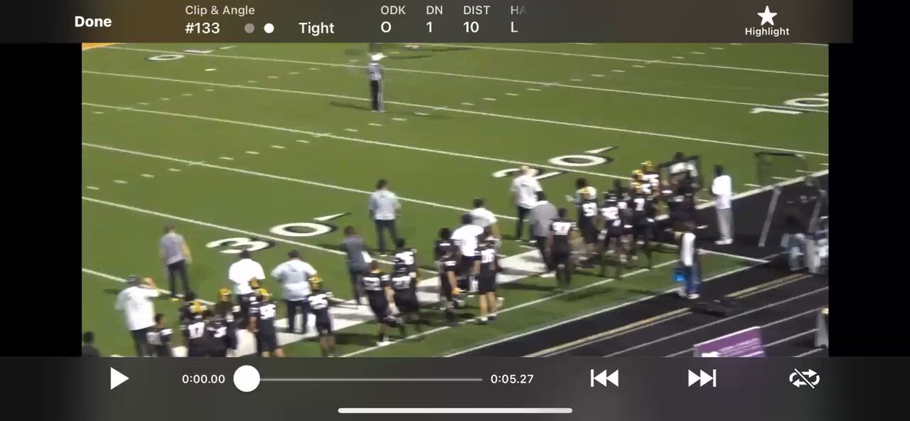 Goal line plunge