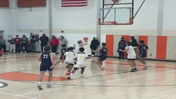 Mekai Morse with the steal and dish to Jake Greenberg